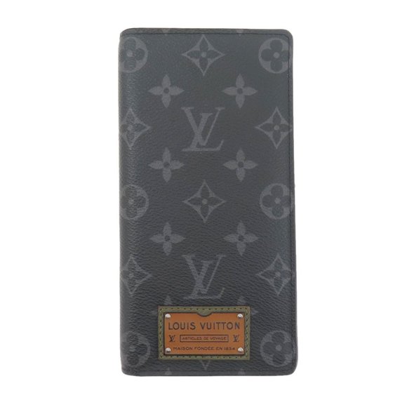 Louis Vuitton M69260 Portefeuille Brazza Gaston Label Monogram Eclipse Long Wall - Picture 1 of 10